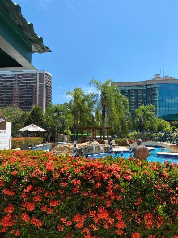 Barra Da Tijuca - 508 - De Frente Para Maravilhosa Piscina - Estacionamento Gratuito - Academia Comphania Atletica - Balsa Para Praia Gratis - Microondas - Geladeira Grande - Recepcao 24Horas - Wi-Fi - Com Pia Rio de Janeiro Kültér fotó